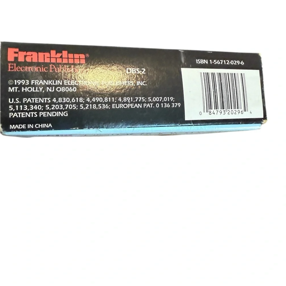 Franklin Vintage Electronic Digital Book System Dictionary Physicians Desk